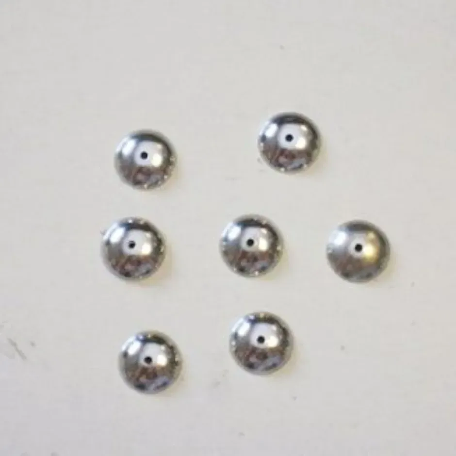 LTC-Leiden eindkapjes 8 mm zilverkleurig 8 stuks