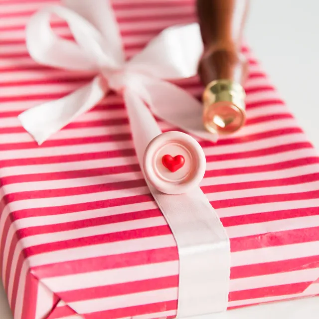 Jessy at Sea Mini Heart lakzegel stempel 25 mm
