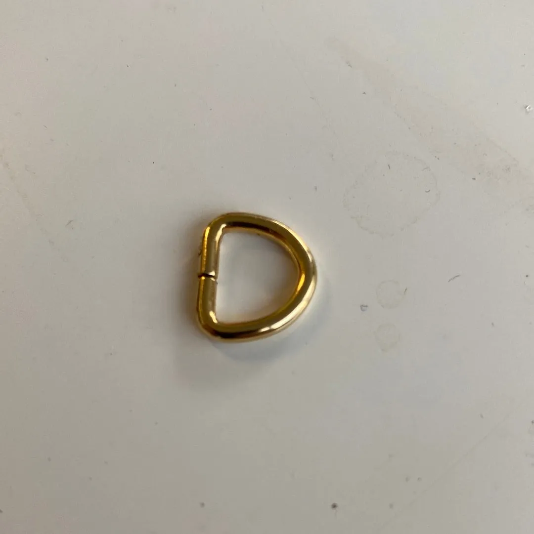 Leather House D-ring 10 mm zilver per stuk