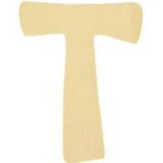 LTC-Leiden houten letter T 6cm dikte 2mm