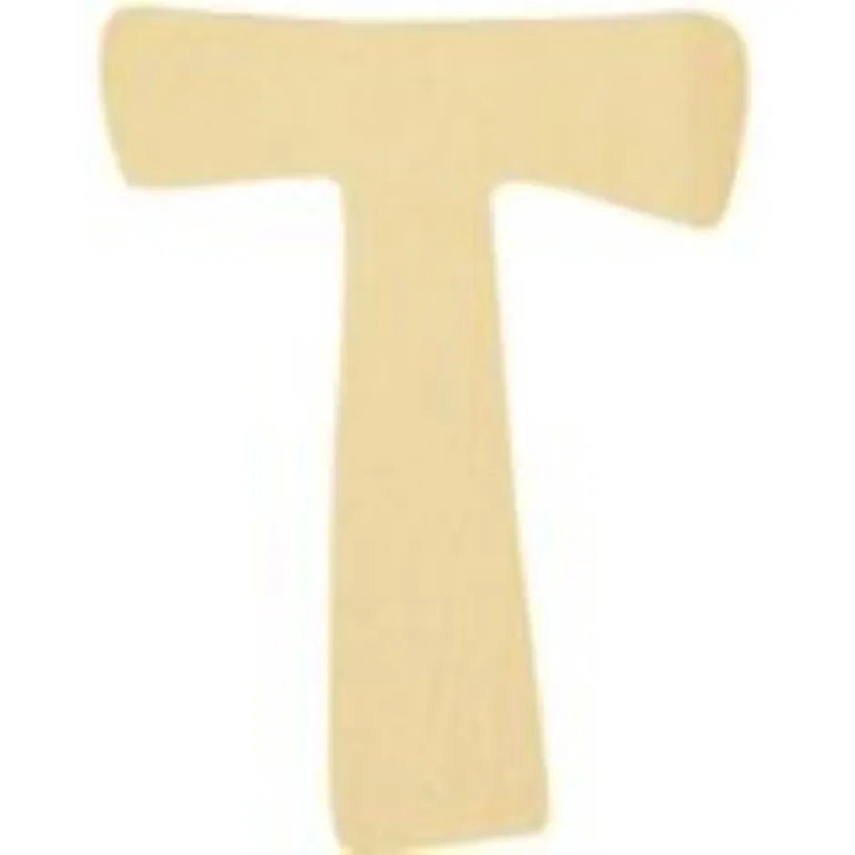 LTC-Leiden houten letter T 6cm dikte 2mm