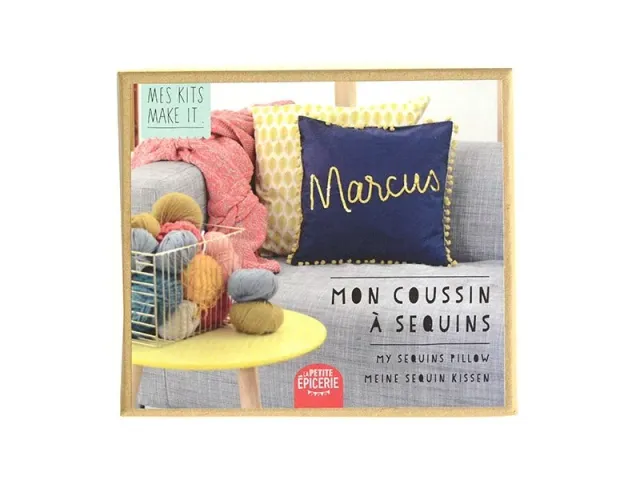 La Petite Epicerie Make It Mon Coussin Pailletten Knutselpakket 40x40