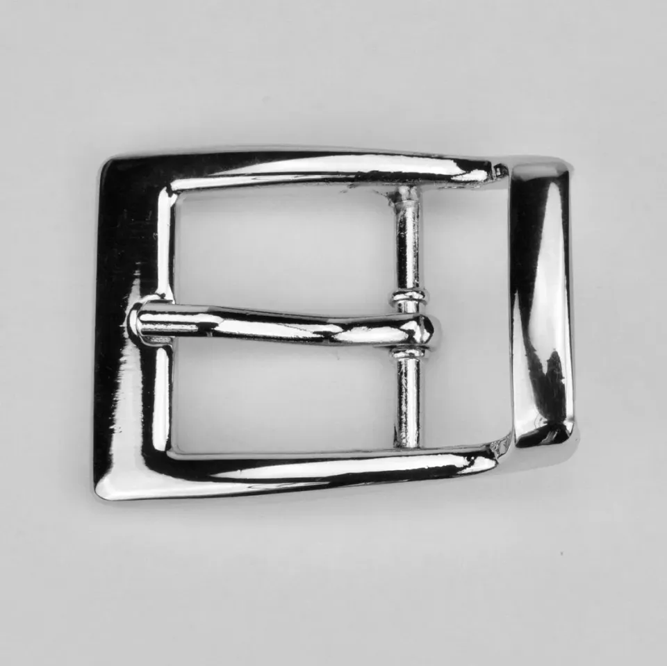 Leather House Silver 25 mm Gesp Nikkel