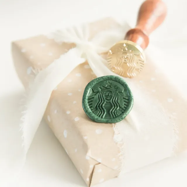 Jessy at Sea Starbucks wax seal stempel 25 mm koffie