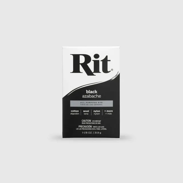 Rit All-Purpose Black textielverf poeder diepzwart