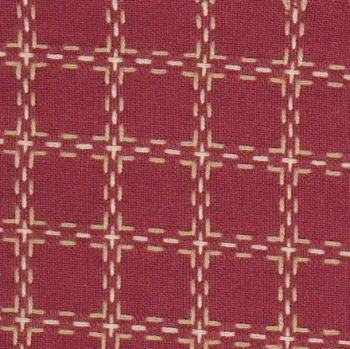 LTC-Leiden beiersbont doorstopstof 160 cm bordeaux-honing