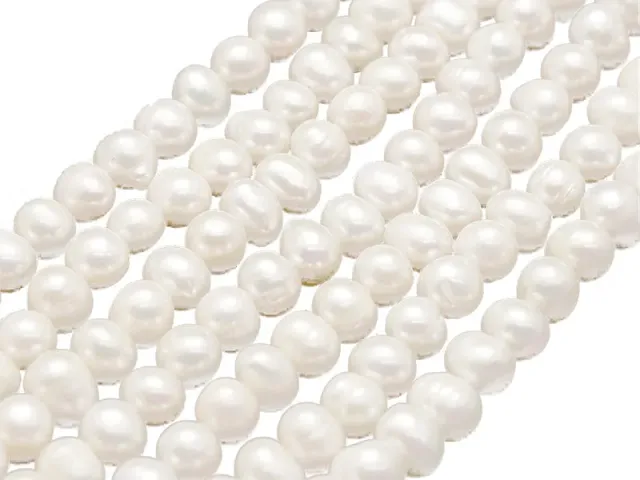 La Petite Epicerie imitatieparels rond wit 4 mm 20 stuks schelp