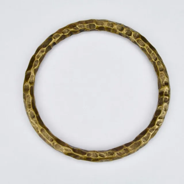 Leather House Brass Ring 79 mm meubelring oudgoud