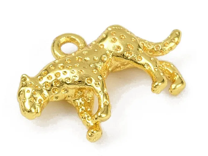 La Petite Epicerie luipaard bedel goud 14 mm