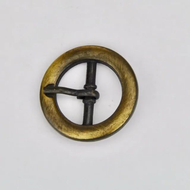 Leather House Brass 20 mm Gesp Oudgoud