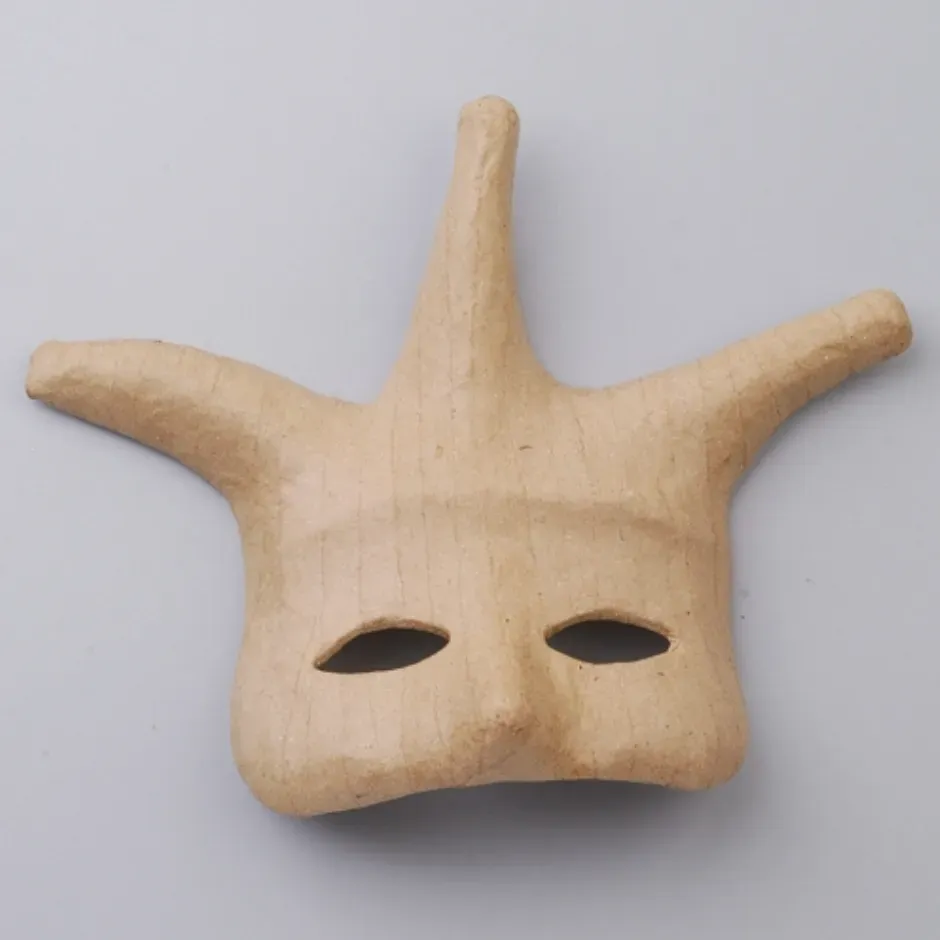 LTC-Leiden Eco Shape oogmasker harlekijn papier-maché masker 195x245mm