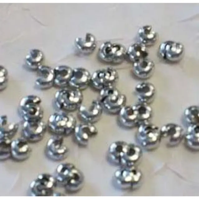 LTC-Leiden Knijpkraalverbergers 5 mm zilver 20 stuks