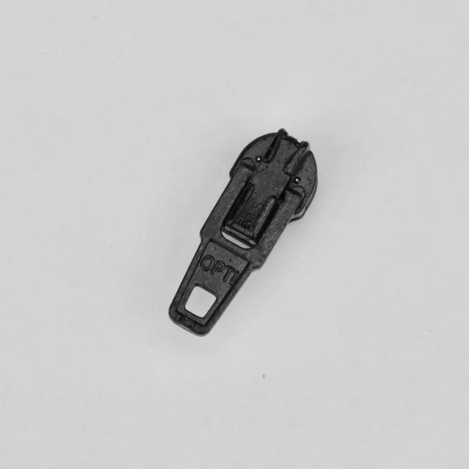 Leather House Habto Opti slider zwart 4 mm rits
