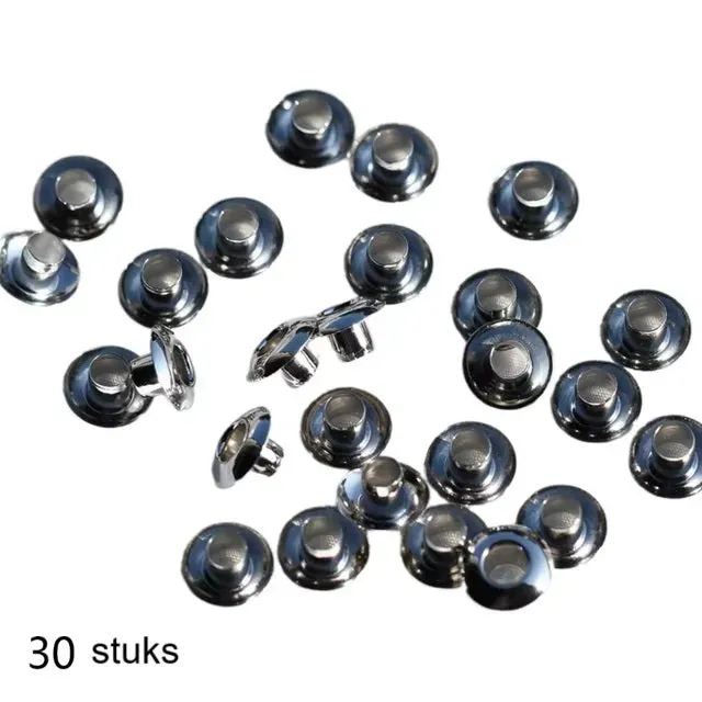 Bijounique Bead-Pin eyelets 30 stuks 4 mm metaal
