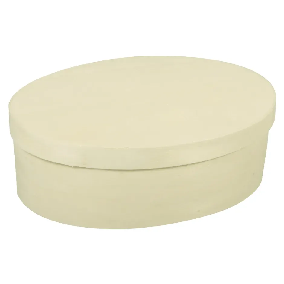 LTC-Leiden spanen doosje ovaal 120x90x50 mm hout