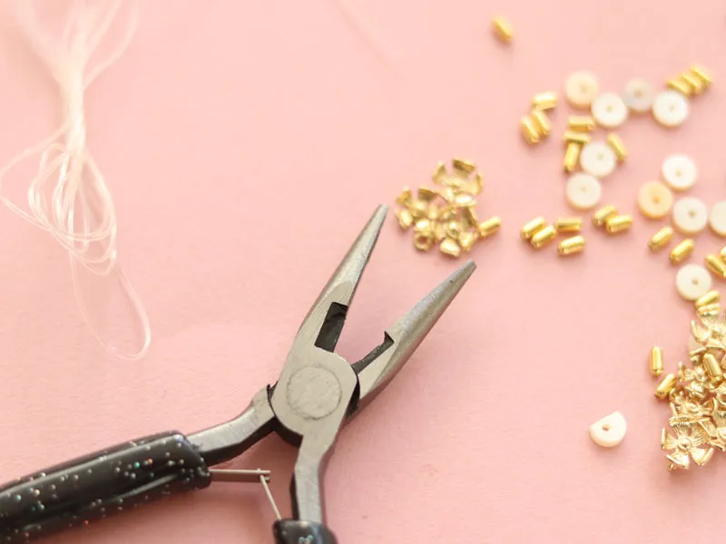 La Petite Epicerie sieraadtang plat glitter handvat tang