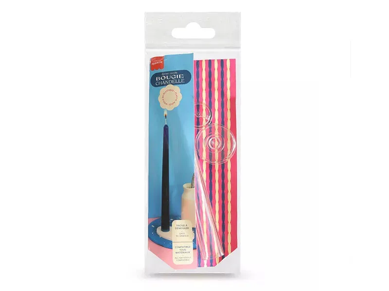 La Petite Epicerie chandelle kaarsenmal plastic 25x2 cm