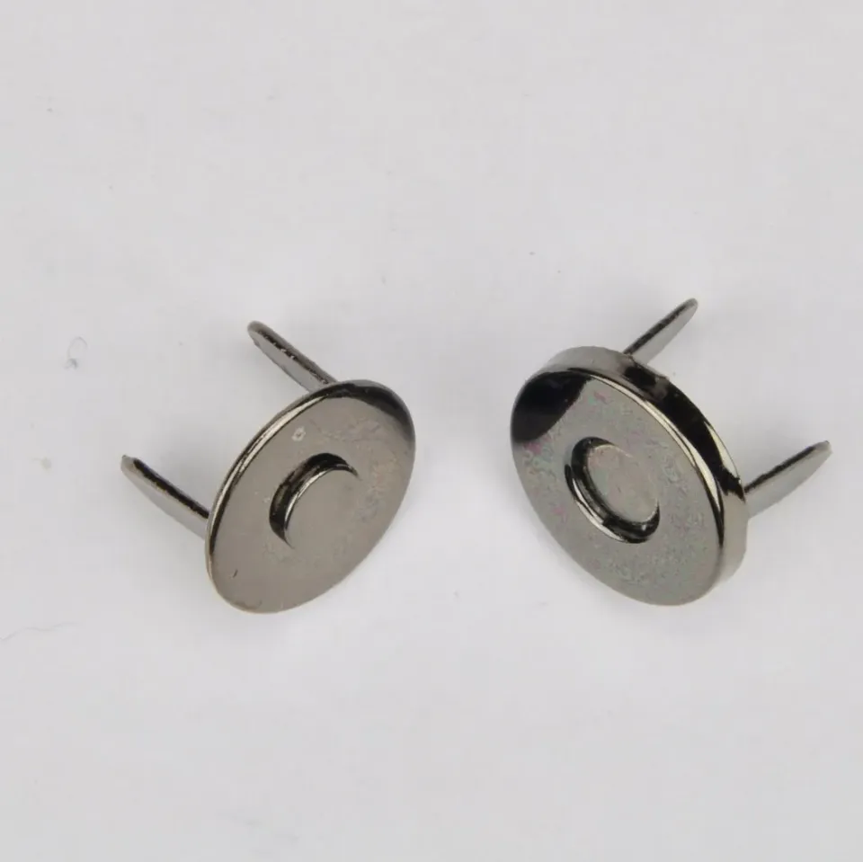 Leather House Magneet magneetsluiting 12 mm ultra dun zwart