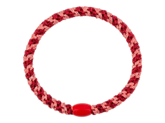 Kknekki Slim Haarelastiek Corail Bordeaux Pailleté