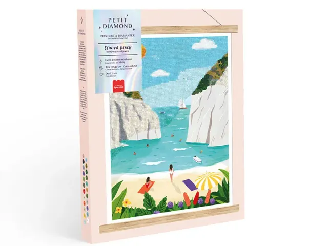 La Petite Epicerie Petit Diamond Stiniva Beach painting