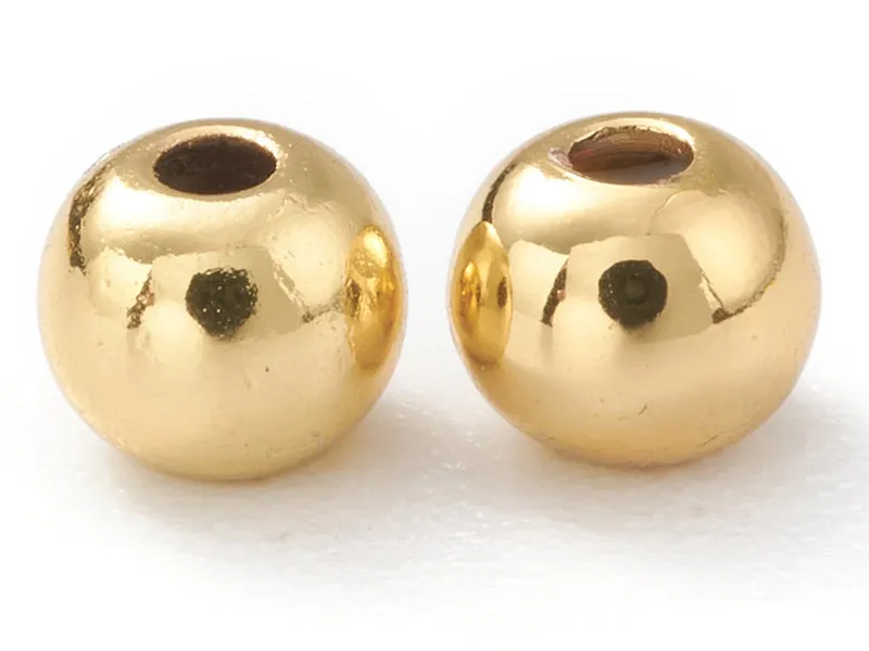 La Petite Epicerie Stopper Kralen Goud 4x3mm 5 Stuks