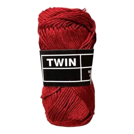 Twin katoen-acrylgaren bordeauxrood 50 gram