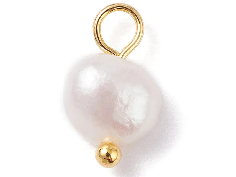 La Petite Epicerie parelhanger wit-goud 5 stuks