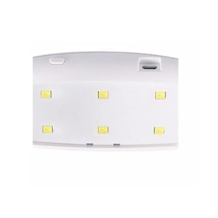 Bijounique Mini Portable UV LED lamp 6W wit