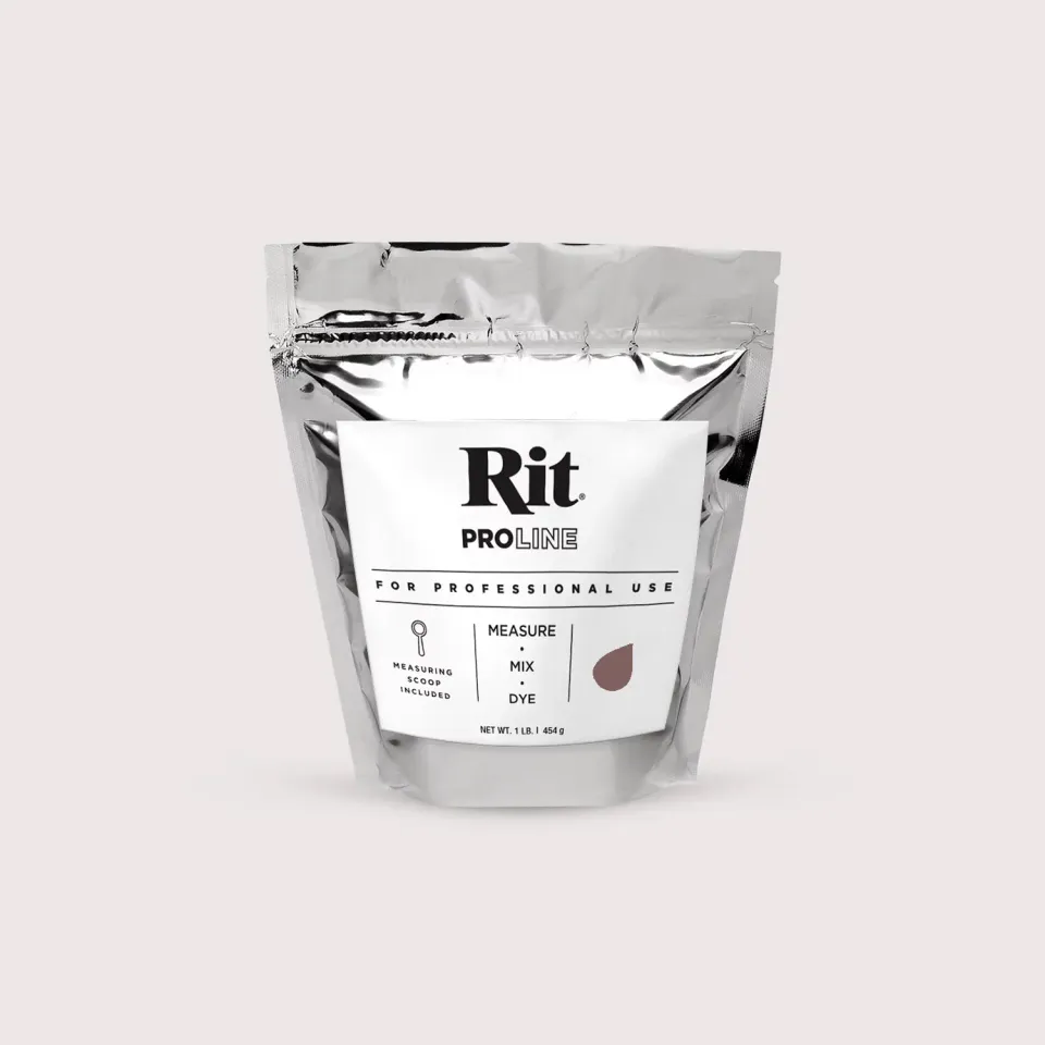 Rit ProLine Dark Brown textielverf poeder 1lb donkerbruin