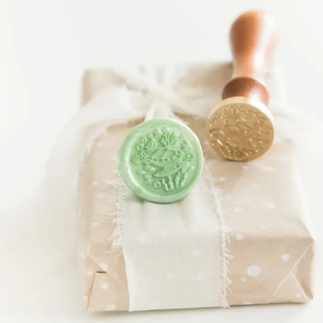 Jessy at Sea Sea Turtle wax seal stempel 25 mm