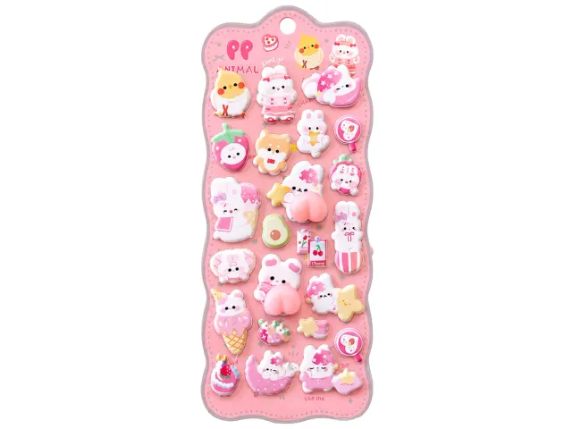 La Petite Epicerie Garden Party squishy stickers kawaii