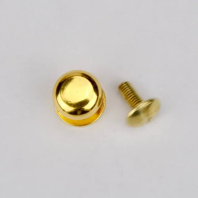 Leather House Geweerknop Goud 9,4mm