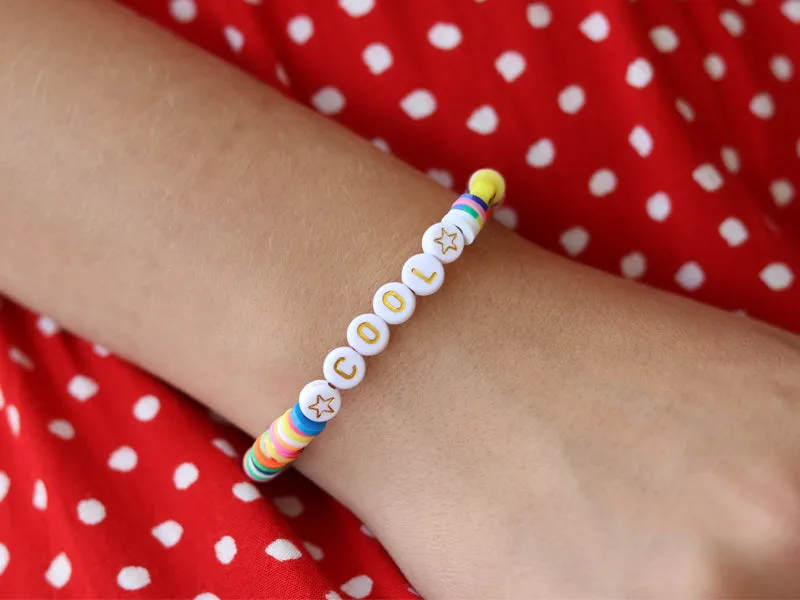 La Petite Epicerie Cool letterkralen wit goud