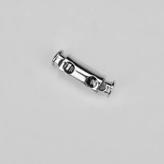 Leather House Stopper Silver 2-gaats stopper nikkel