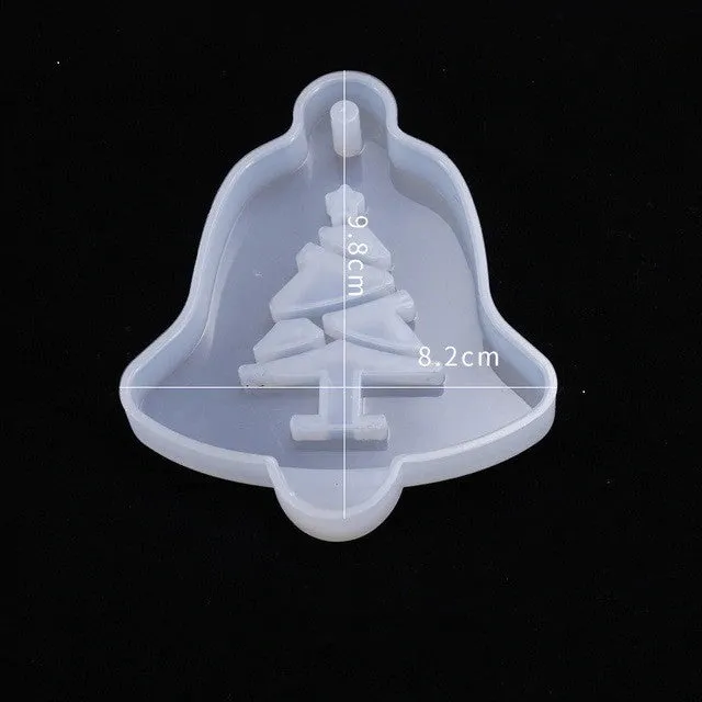 Bijounique X16 Kerstmallen set siliconen 3 mallen