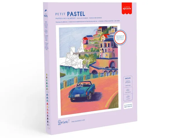 La Petite Epicerie Petit Pastel Drive pastel op nummer kit 36 kleuren