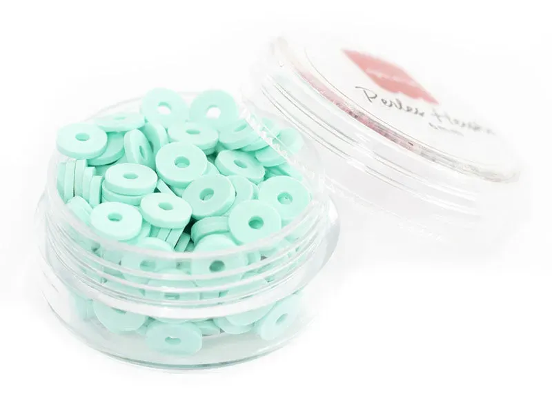La Petite Epicerie Heishi kralen 6 mm doos 200 stuks blauw groen