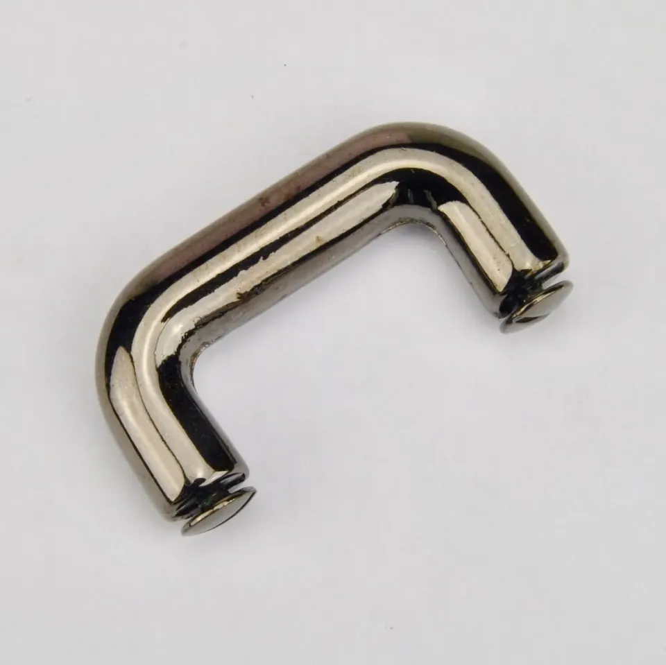 Leather House Bracket Black 42 mm beugel per stuk gun metal