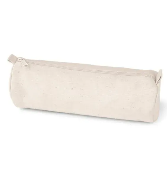 LTC-Leiden canvas etui met rits 20 cm blanco