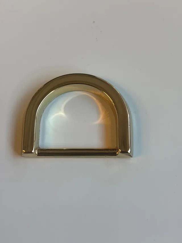 Leather House D-ring goud 25 mm 2 stuks tasbeslag