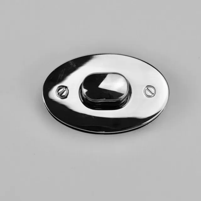 Leather House draaislot sluiting 27x38 mm zilver