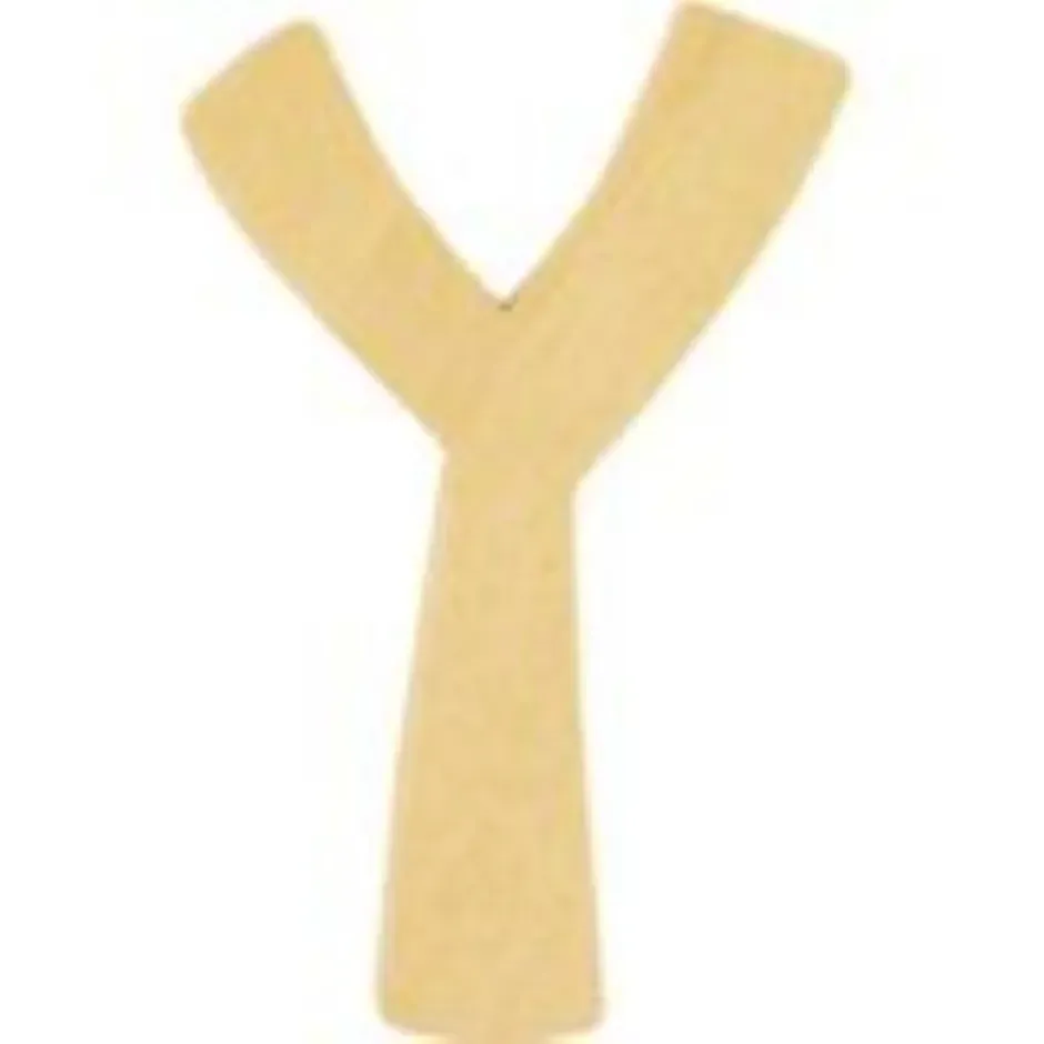 LTC-Leiden houten letter Y 6 cm per stuk