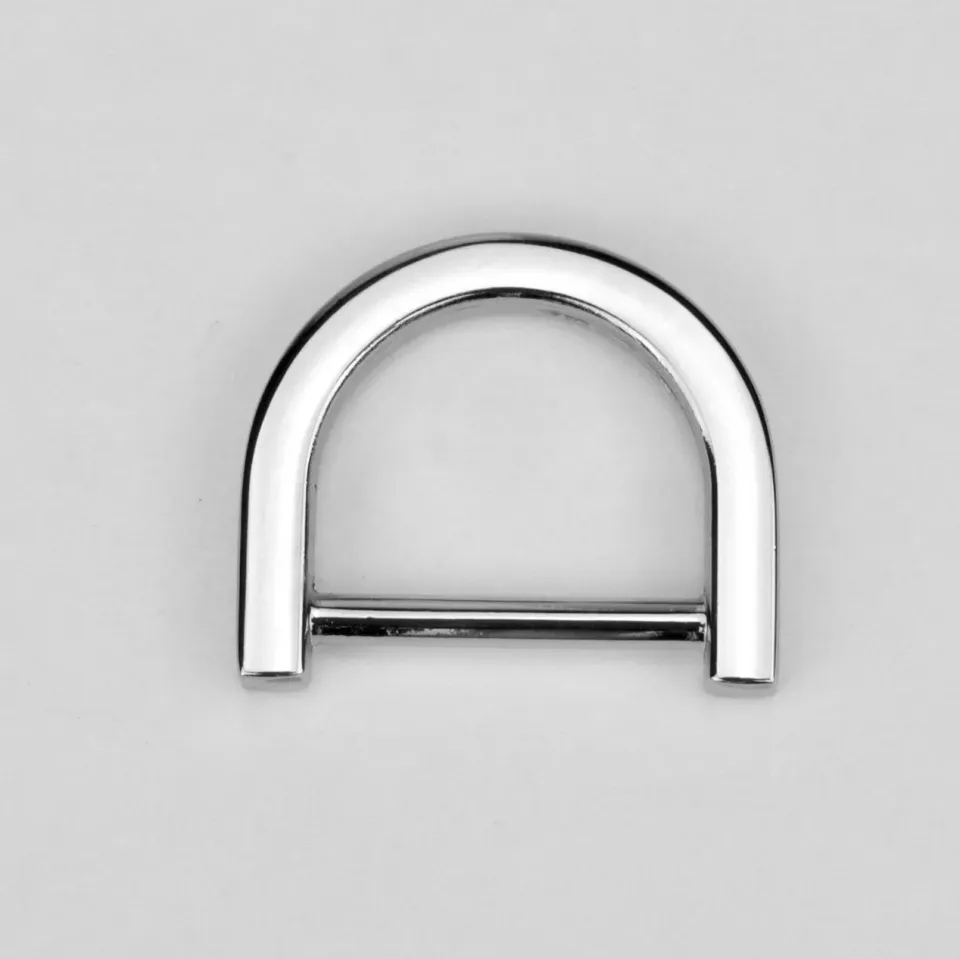 Leather House D-Ring Silver 20 mm D-ring nikkel