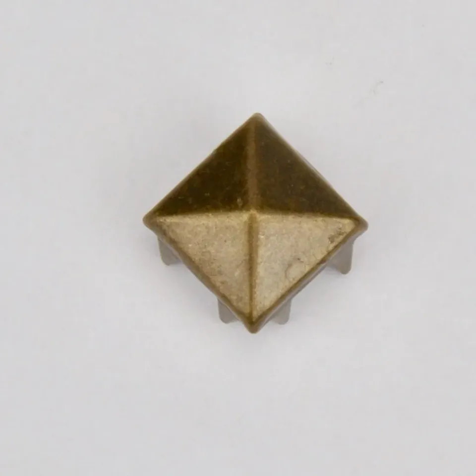 Leather House Studs Brass 12,3 mm oorbellen oudgoud