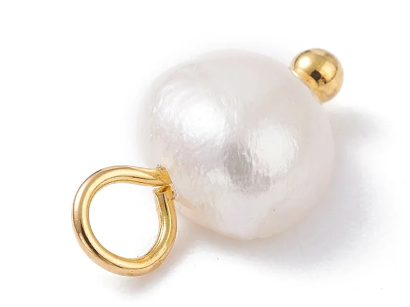La Petite Epicerie parelhanger wit-goud 5 stuks