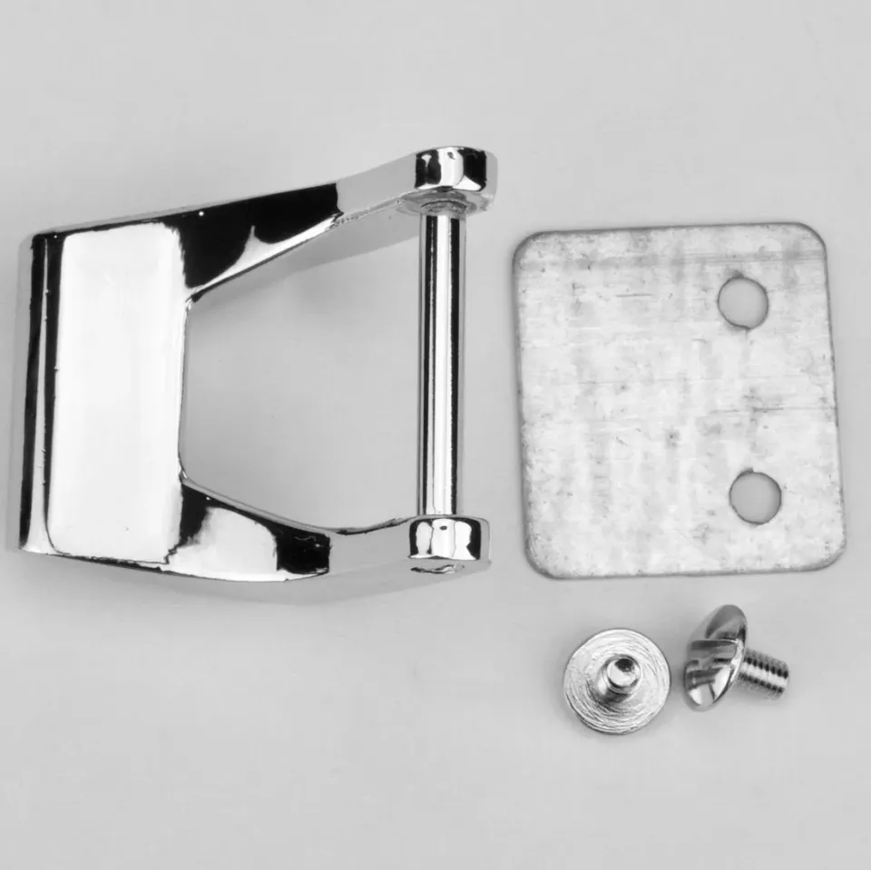 Leather House handvatbevestiger nikkel 22 mm tas