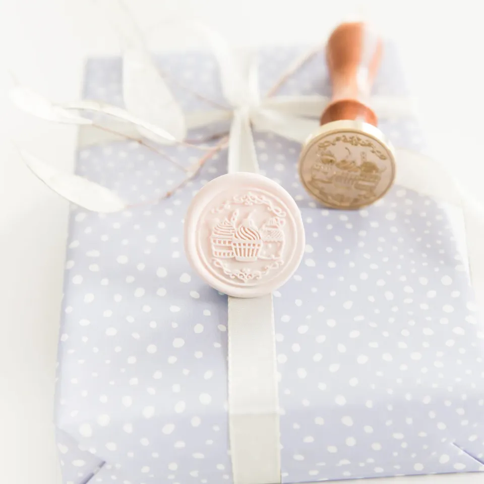 Jessy at Sea Cupcakes lakzegel stempel 30 mm