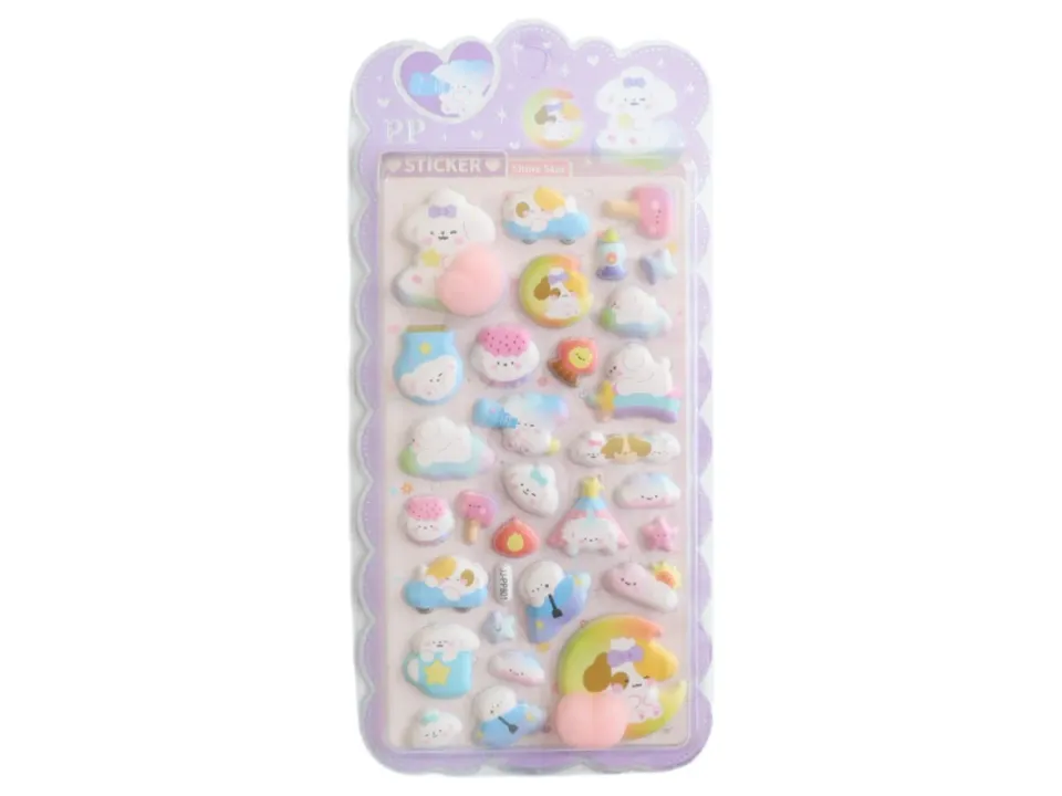 La Petite Epicerie stickers squishy kawaii hond ster 3D