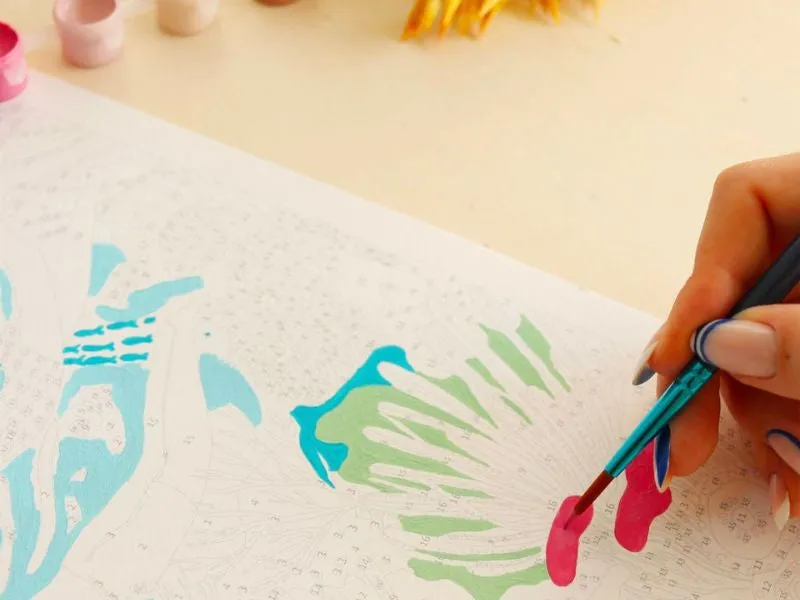 La Petite Epicerie Petit Pinceau Coral Reef schilderen op nummer