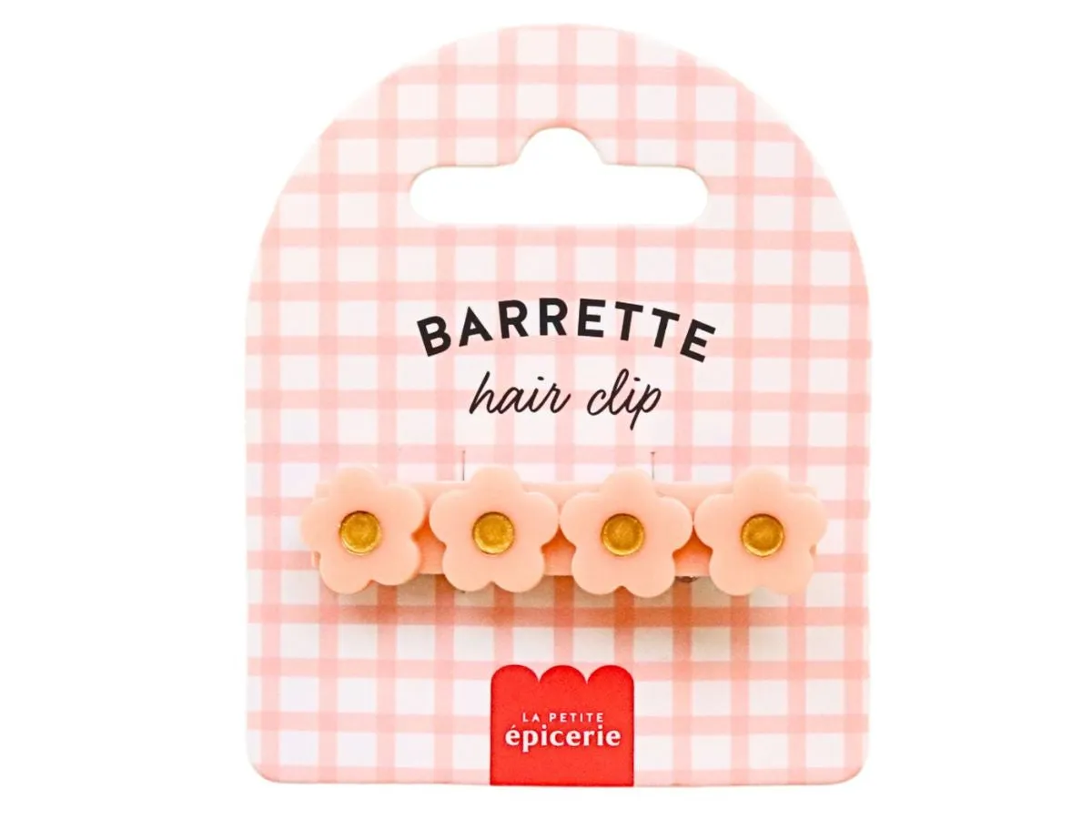 La Petite Epicerie Fleur Pêche haarspeld perzikkleurig